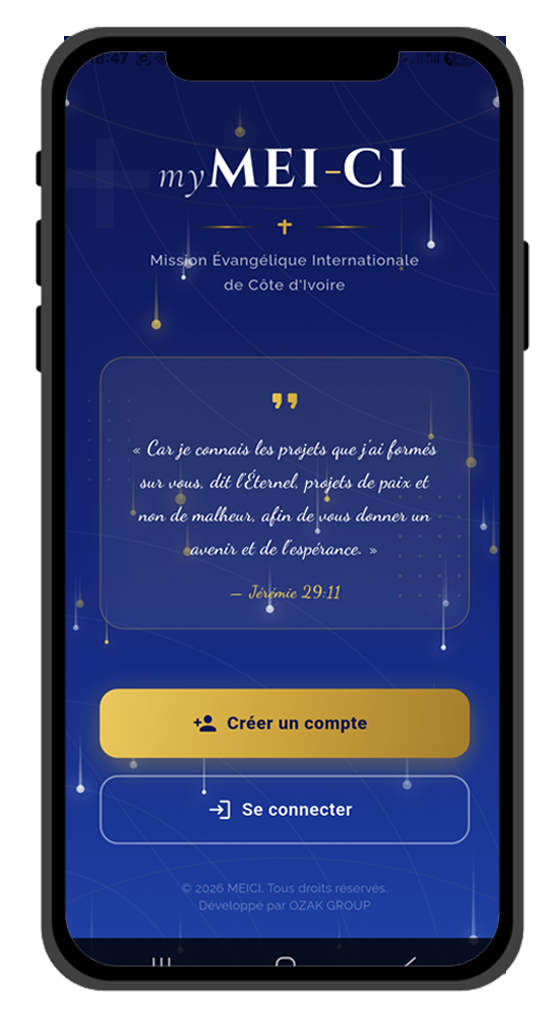 Capture écran myMEI-CI 1